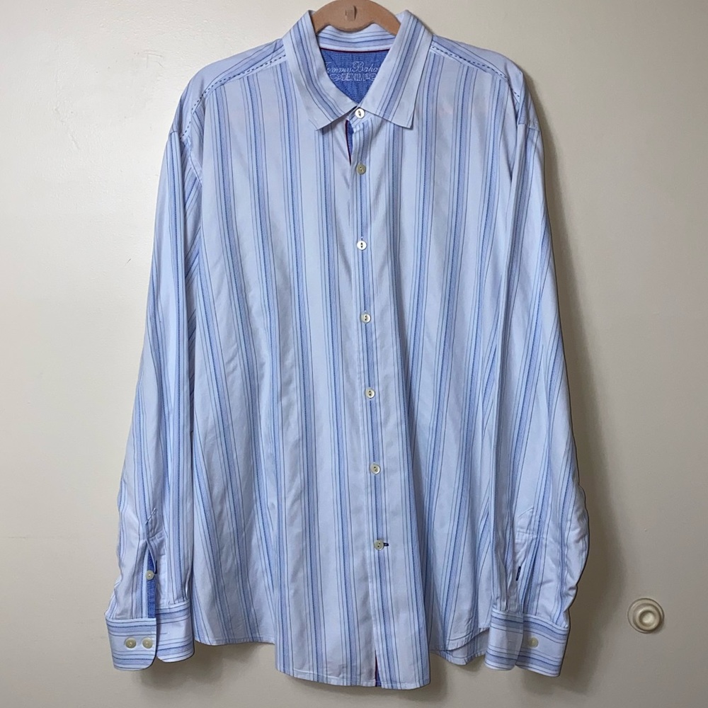 Tommy Bahama Denim Long Sleeve Button Down XXL